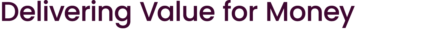 Delivering Value for Money 