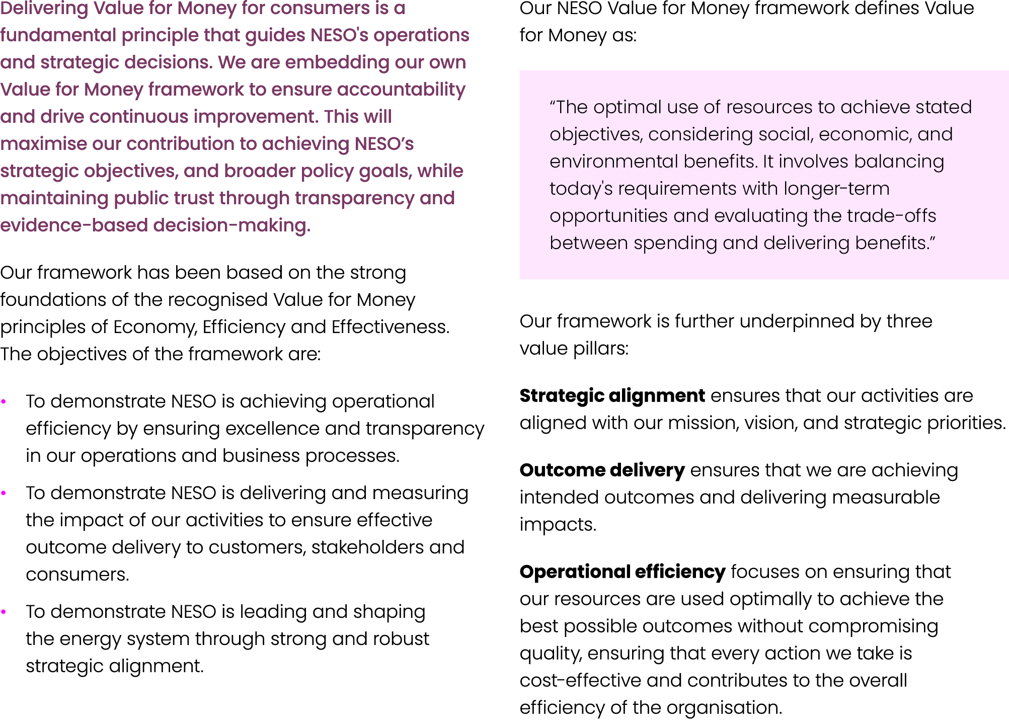 Delivering Value for Money for consumers is a fundamental principle that guides NESO's operations and strategic decis...