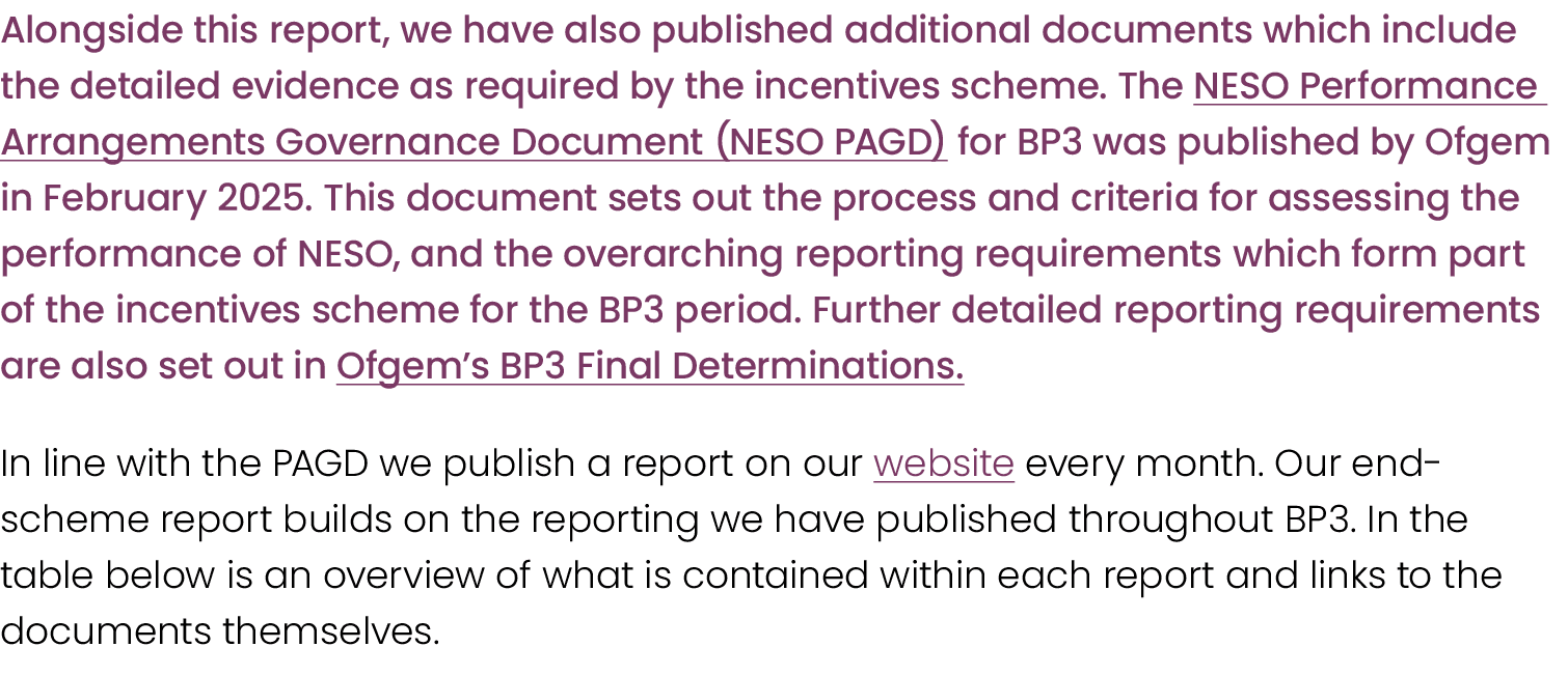 Alongside this report, we have also published additional documents which include the detailed evidence as required by...
