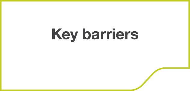 Key barriers