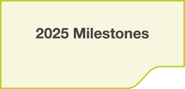 2025 Milestones