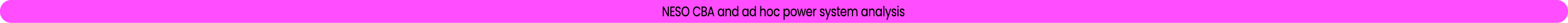 NESO CBA and ad hoc power system analysis