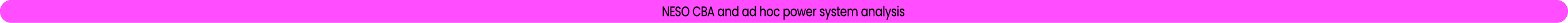 NESO CBA and ad hoc power system analysis