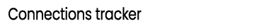 Connections tracker