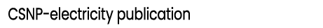 CSNP electricity publication