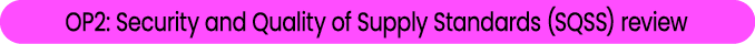 OP2: Security and Quality of Supply Standards (SQSS) review