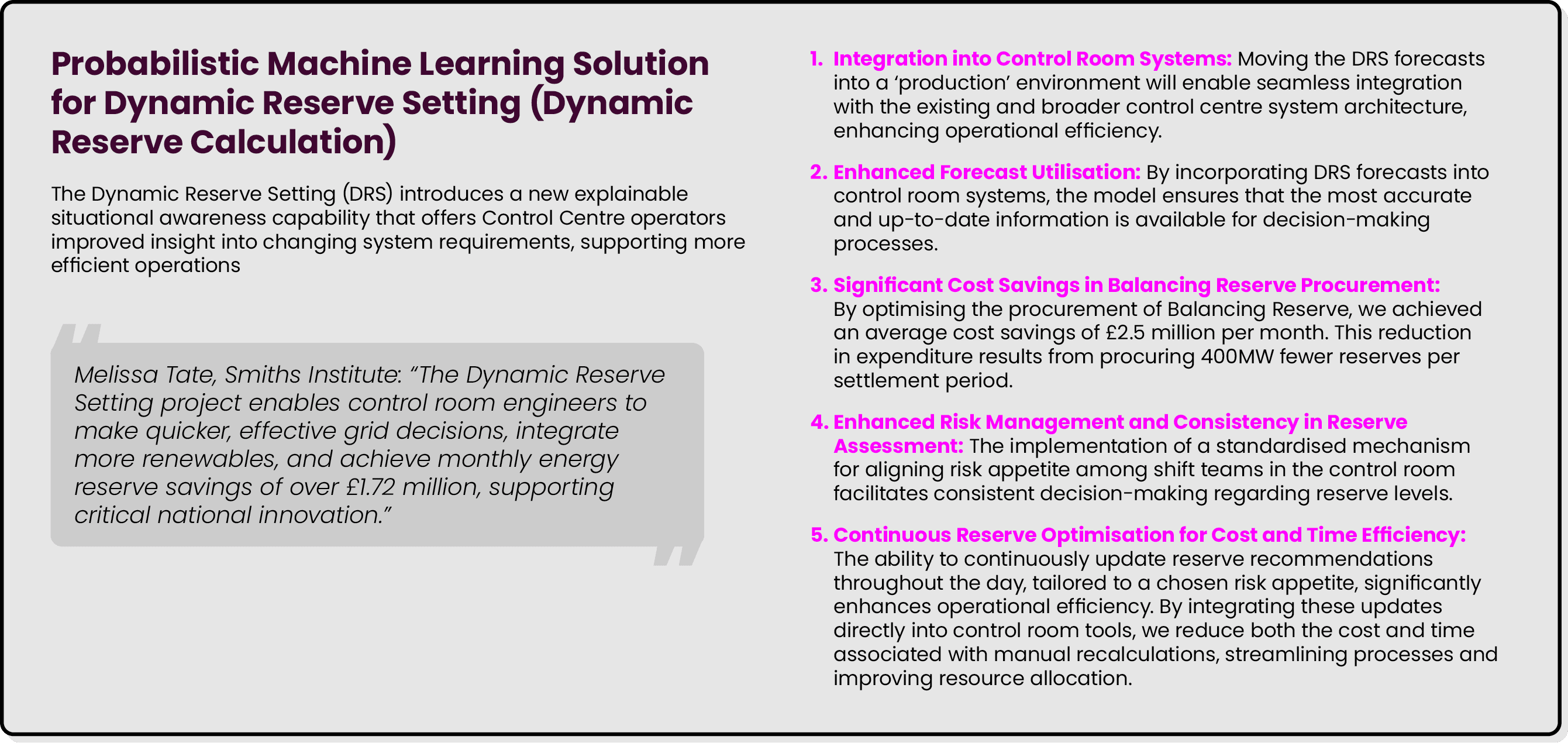 Probabilistic Machine Learning Solution for Dynamic Reserve Setting (Dynamic Reserve Calculation) The Dynamic Reserve...