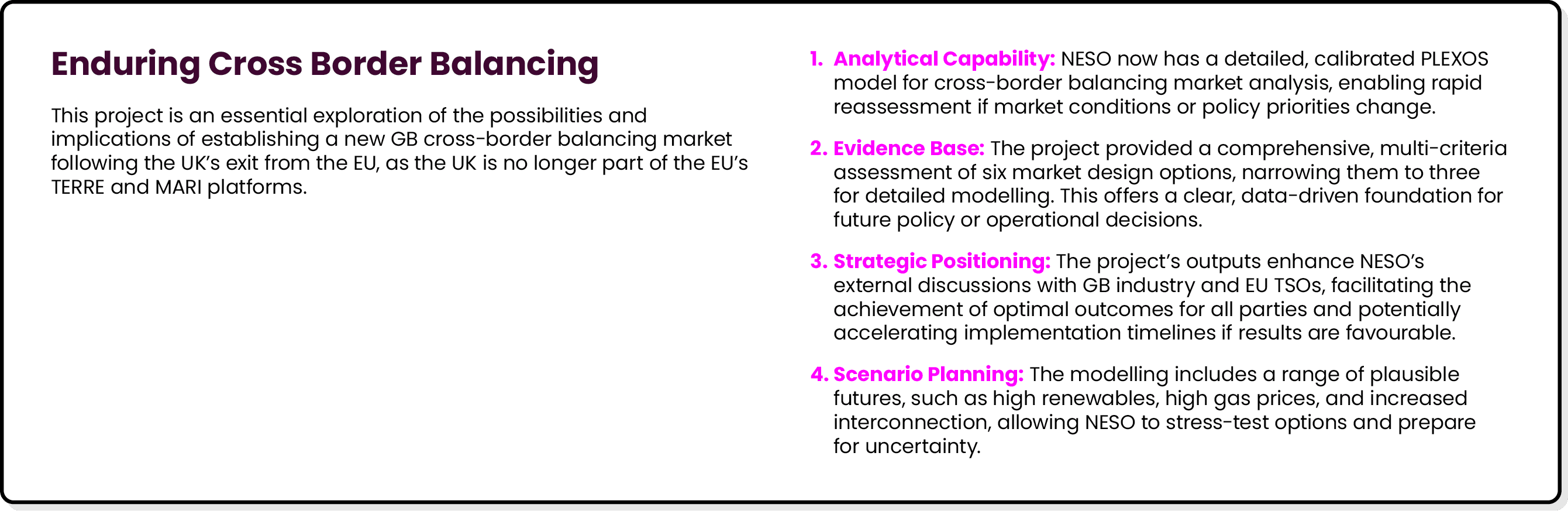 Enduring Cross Border Balancing This project is an essential exploration of the possibilities and implications of est...