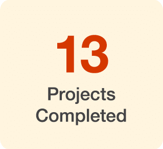 13 Projects Completed 
