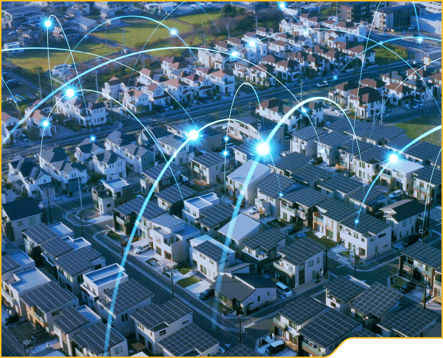 Smart house concept  Smart grid  Renewable energy 