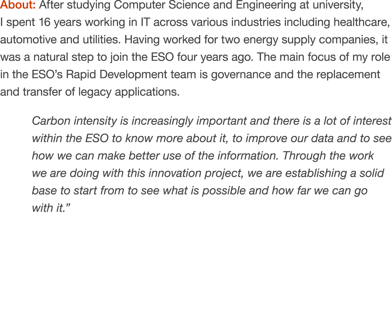 About: After studying Computer Science and Engineering at university, I spent 16 years working in IT across various i...