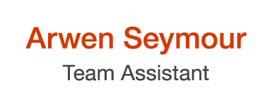 Arwen Seymour Team Assistant