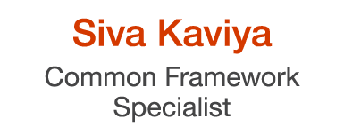 Siva Kaviya Common Framework Specialist