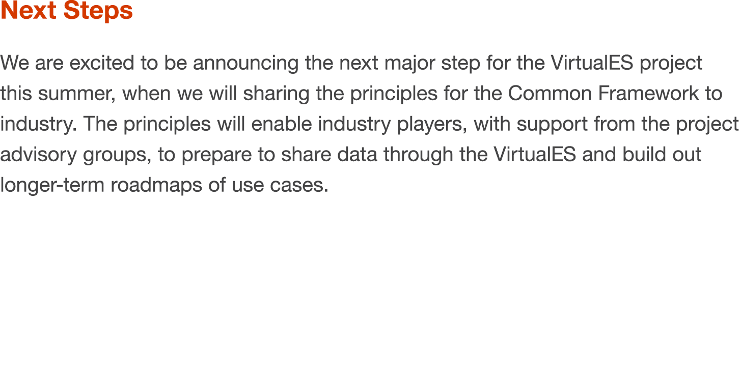 Next Steps We are excited to be announcing the next major step for the VirtualES project this summer, when we will sh...