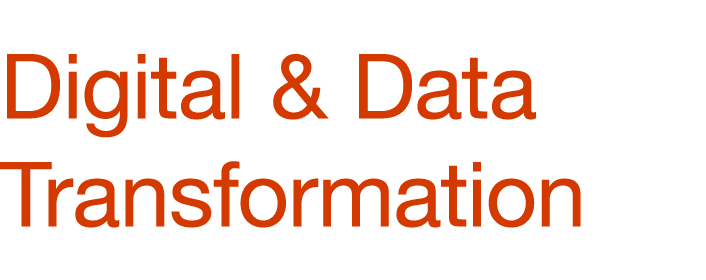 Digital & Data Transformation