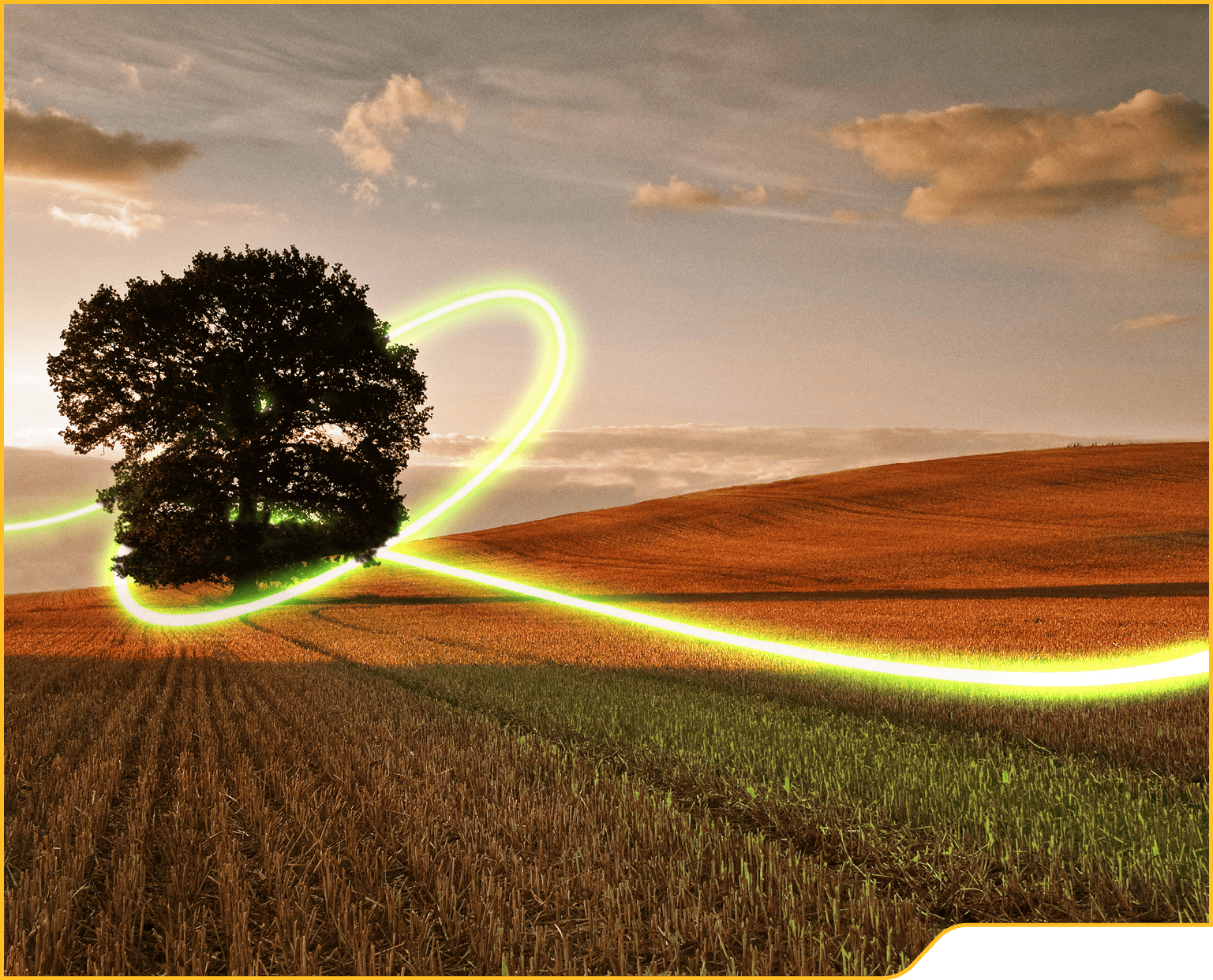 Beautiful late summer evening.