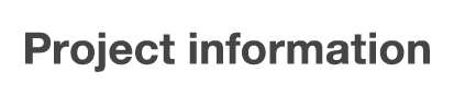 Project information