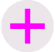 A pink and purple circle with a pink plus sign. Description generated by AI