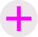 A pink and purple circle with a pink plus sign. Description generated by AI