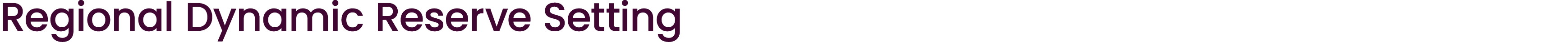 Regional Dynamic Reserve Setting