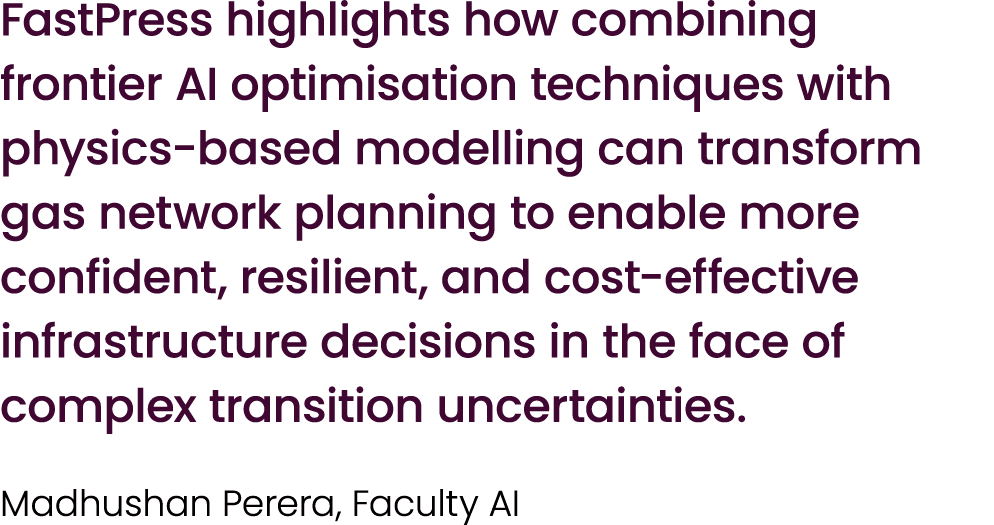 FastPress highlights how combining frontier AI optimisation techniques with physics based modelling can transform gas...