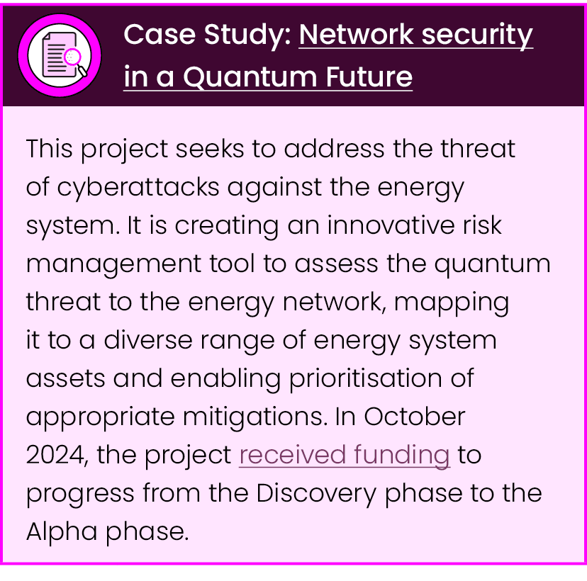 ￼,Case Study: Network security in a Quantum Future,This project seeks to address the threat of cyberattacks against t...