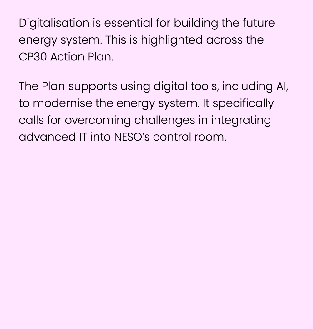 Digitalisation is essential for building the future energy system. This is highlighted across the CP30 Action Plan. T...
