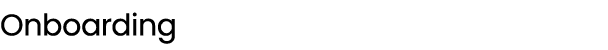 Onboarding