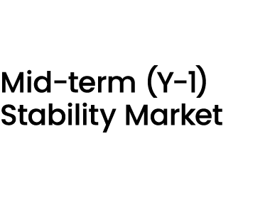 Mid term (Y 1) Stability Market