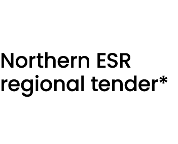 Northern ESR regional tender*