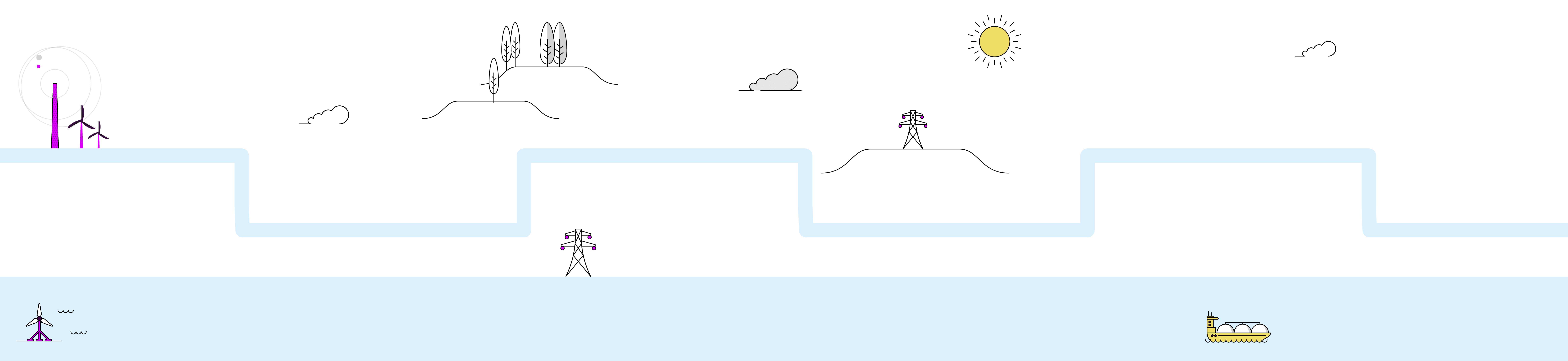 A cartoon image of a man and woman walking on a snowy path. AI generated content