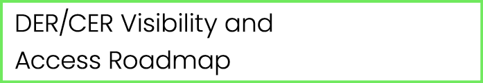 DER/CER Visibility and Access Roadmap 