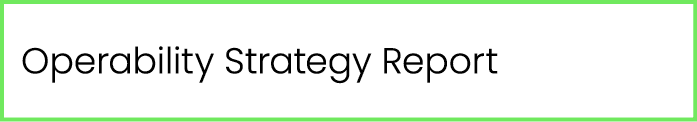 Operability Strategy Report