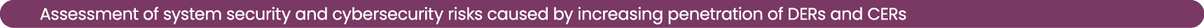Assessment of system security and cybersecurity risks caused by increasing penetration of DERs and CERs