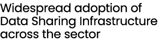 Widespread adoption of Data Sharing Infrastructure across the sector